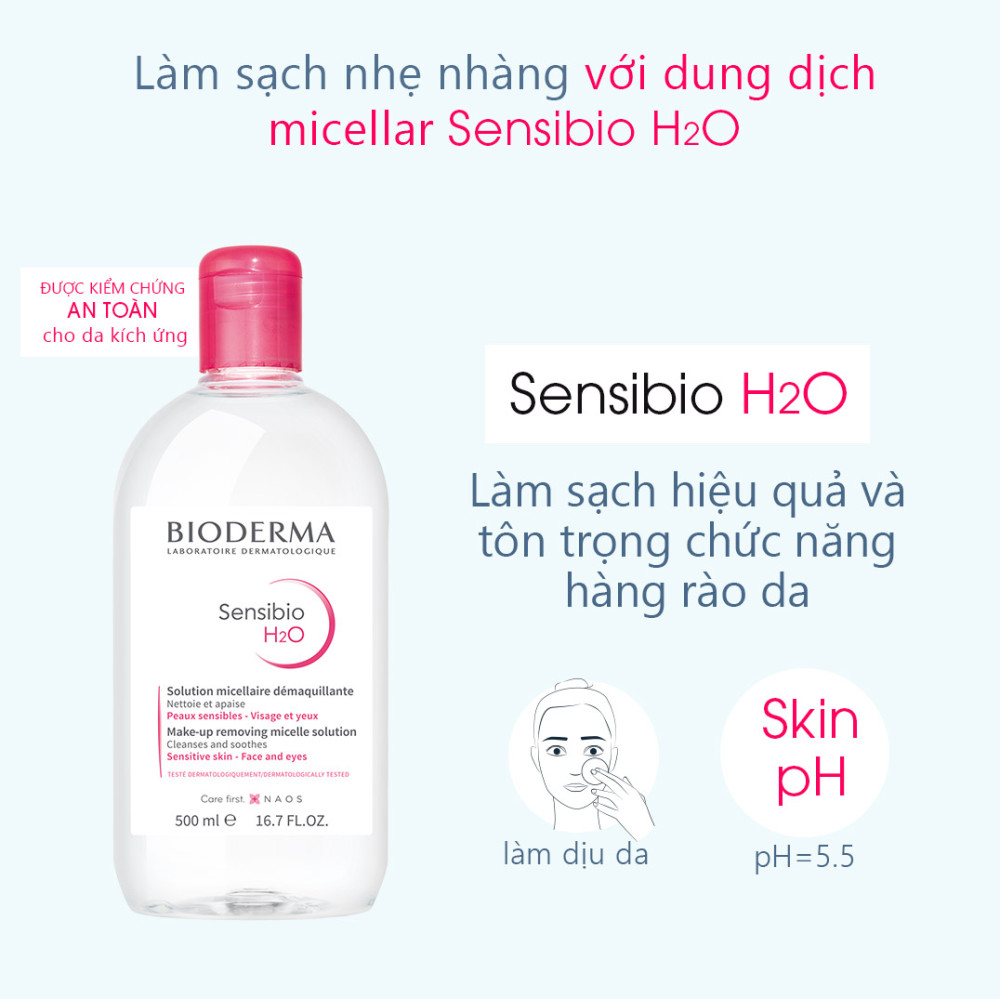 nước tẩy trang bioderma